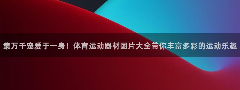 哈哈体育娱乐平台:集万千宠爱于一身!体育运动器材图片大全带你